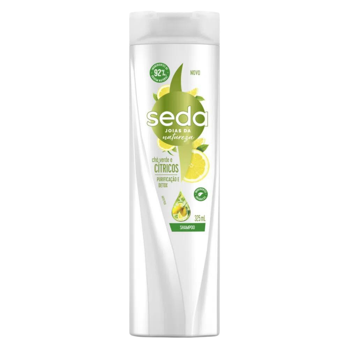 SHAMPOO SEDA RECARGA NATURAL PUREZA DETOX 325ML - 1