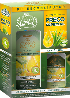 KIT TIO NACHO RECONSTRUÇÃO TOTAL ALOE VERA SHAMPOO +CONDICIONADOR - 1