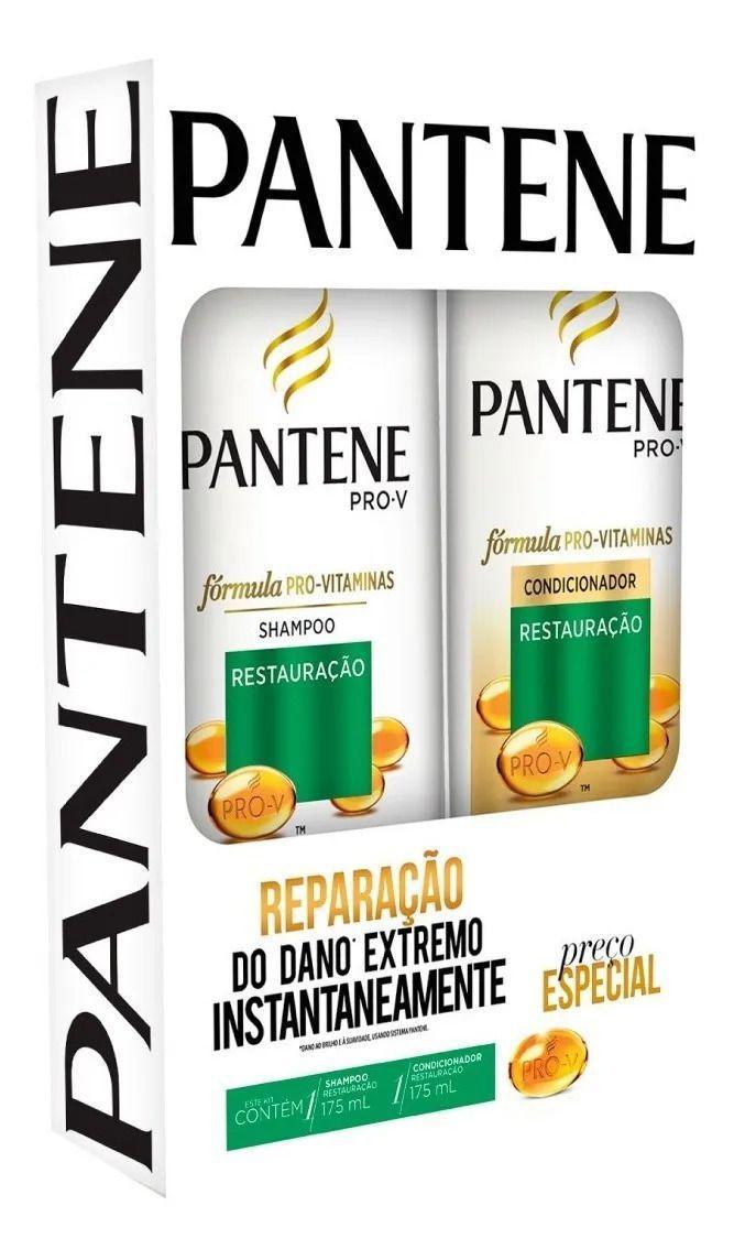 Kit Pantene Restauração Shampoo 175Ml + Condicionador 175Ml - 1