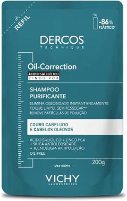 Vichy Dercos Oil-Correction Shampoo Purificante Refil 200g