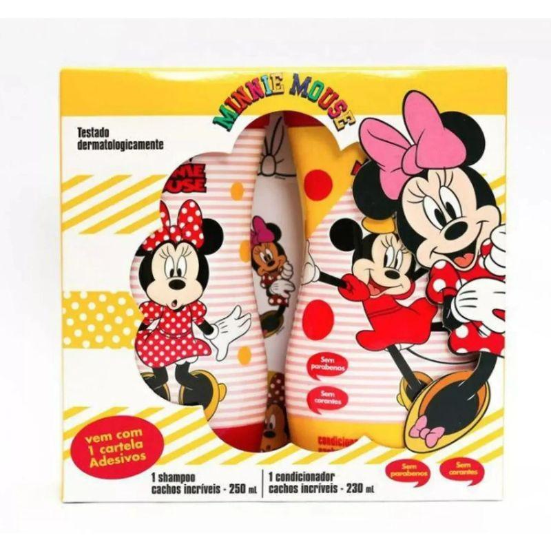 Kit Minnie Cachos SH 250ML+ Condicionador 230ML + Adesivos Nutriex Infantil - 2