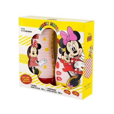 Kit Minnie Cachos SH 250ML+ Condicionador 230ML + Adesivos Nutriex Infantil