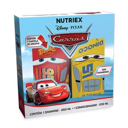 Kit Carros shampoo 250 ml + condicionador 230 ml + Adesivos Nutriex Infantil - 2