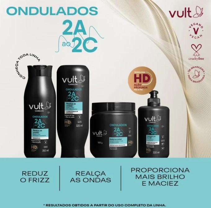 Shampoo Vult Cabelos Ondulados 350ml - 3