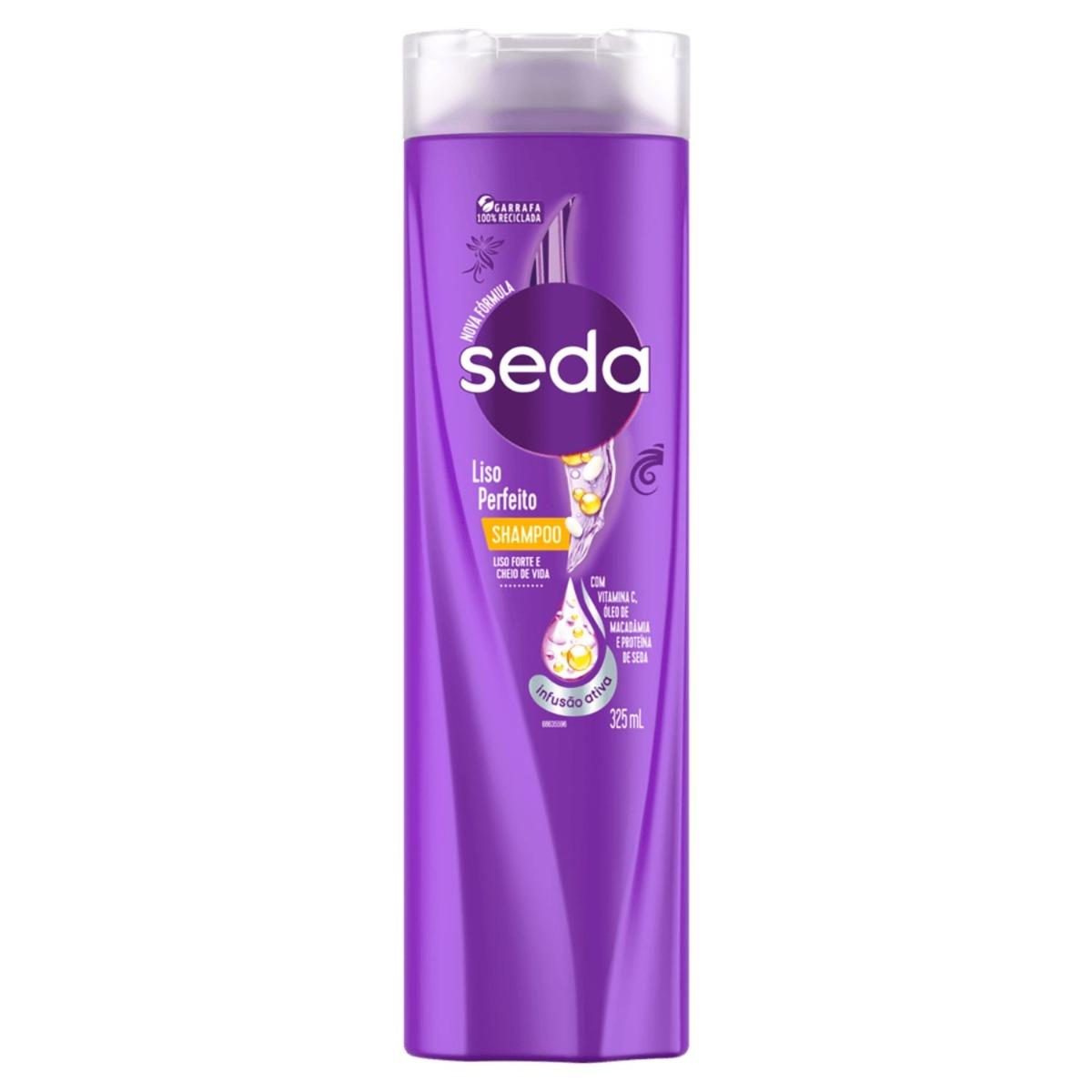 Seda Kit Shampoo 300ml + Condicionador Liso Perfeito 190ml - 2