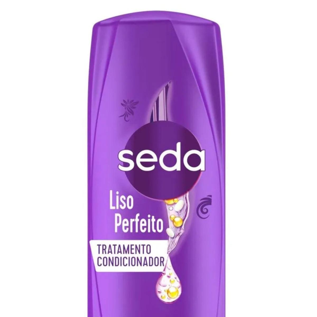 Seda Kit Shampoo 300ml + Condicionador Liso Perfeito 190ml - 3