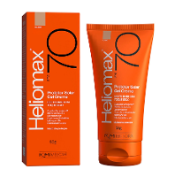Protetor Solar Gel Creme Facial Heliomax FPS 70 Tom Médio Escuro 50g - 1
