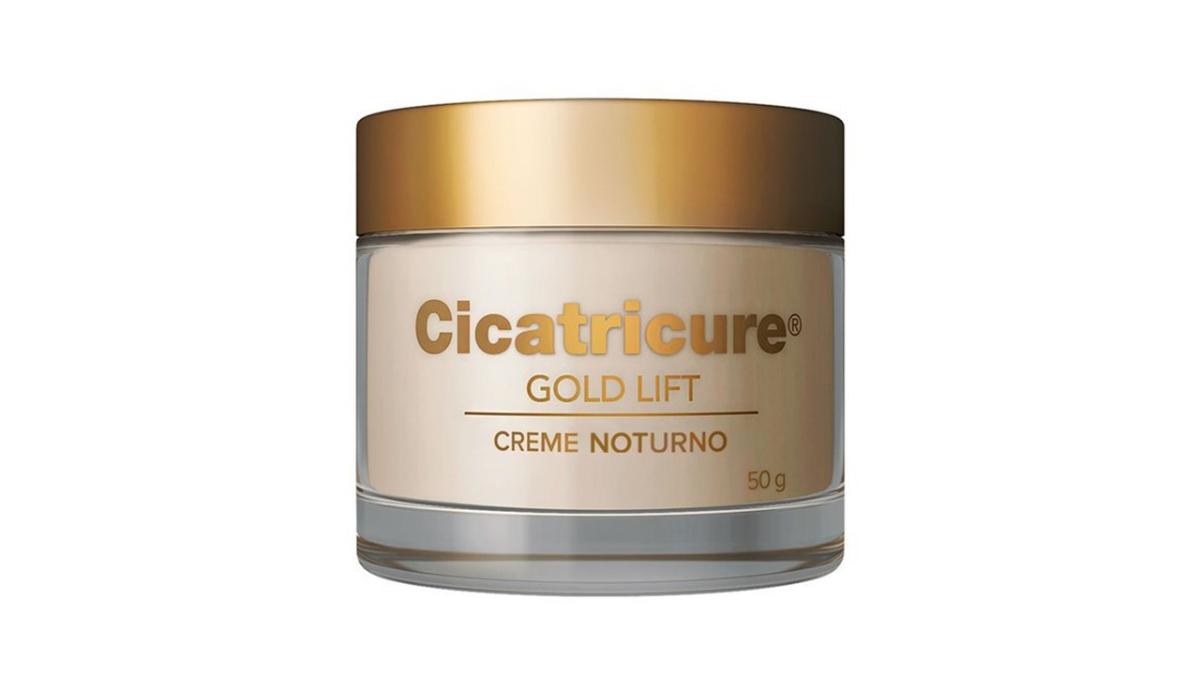 CREME FACIAL ANTIRRUGAS CICATRICURE GOLD LIFT NOTURNO 50G - 3