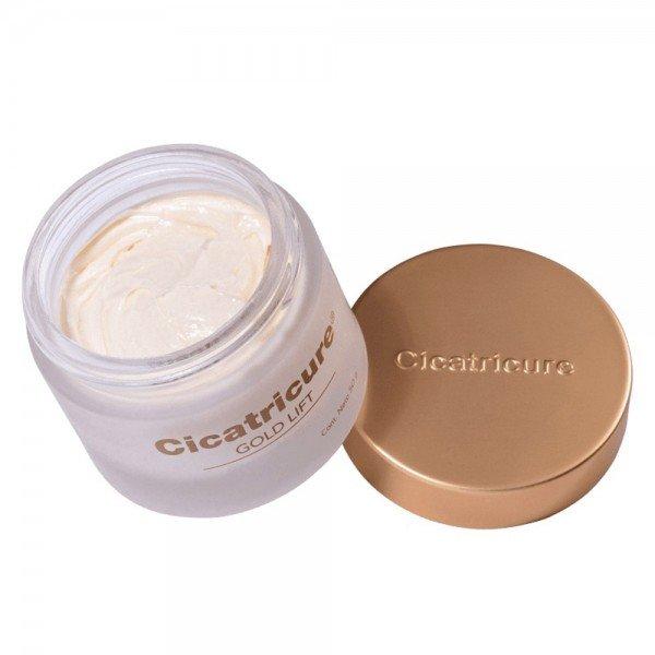 CREME FACIAL ANTIRRUGAS CICATRICURE GOLD LIFT NOTURNO 50G - 4