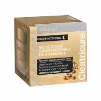 CREME FACIAL ANTIRRUGAS CICATRICURE GOLD LIFT NOTURNO 50G - 1