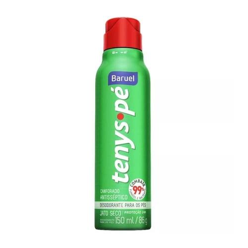 DESODORANTE PARA OS PÉS JATO SECO TENYS PÉ CANFORADO 150ML - 1