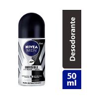 DESODORANTE ANTITRANSPIRANTE ROLL-ON NIVEA MEN INVISIBLE BLACK & WHITE 50ML - 2