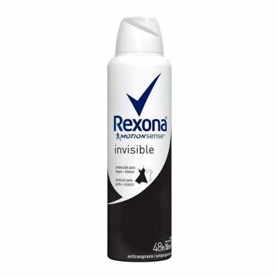 DESODORANTE ANTITRANSPIRANTE AEROSOL REXONA FEMININO INVISIBLE 150ML