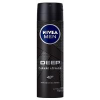 DESODORANTE AEROSOL ANTITRANSPIRANTE NIVEA MEN DEEP ORIGINAL CARVÃO ATIVADO 150ML - 1