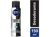 DESODORANTE ANTITRANSPIRANTE AEROSOL NIVEA MEN BLACK&WHITE INVISIBLE FRESH 150ML - 1