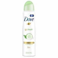 DESODORANTE ANTITRANSPIRANTE AEROSOL DOVE GO FRESH PEPINO E CHÁ VERDE 150ML - 1