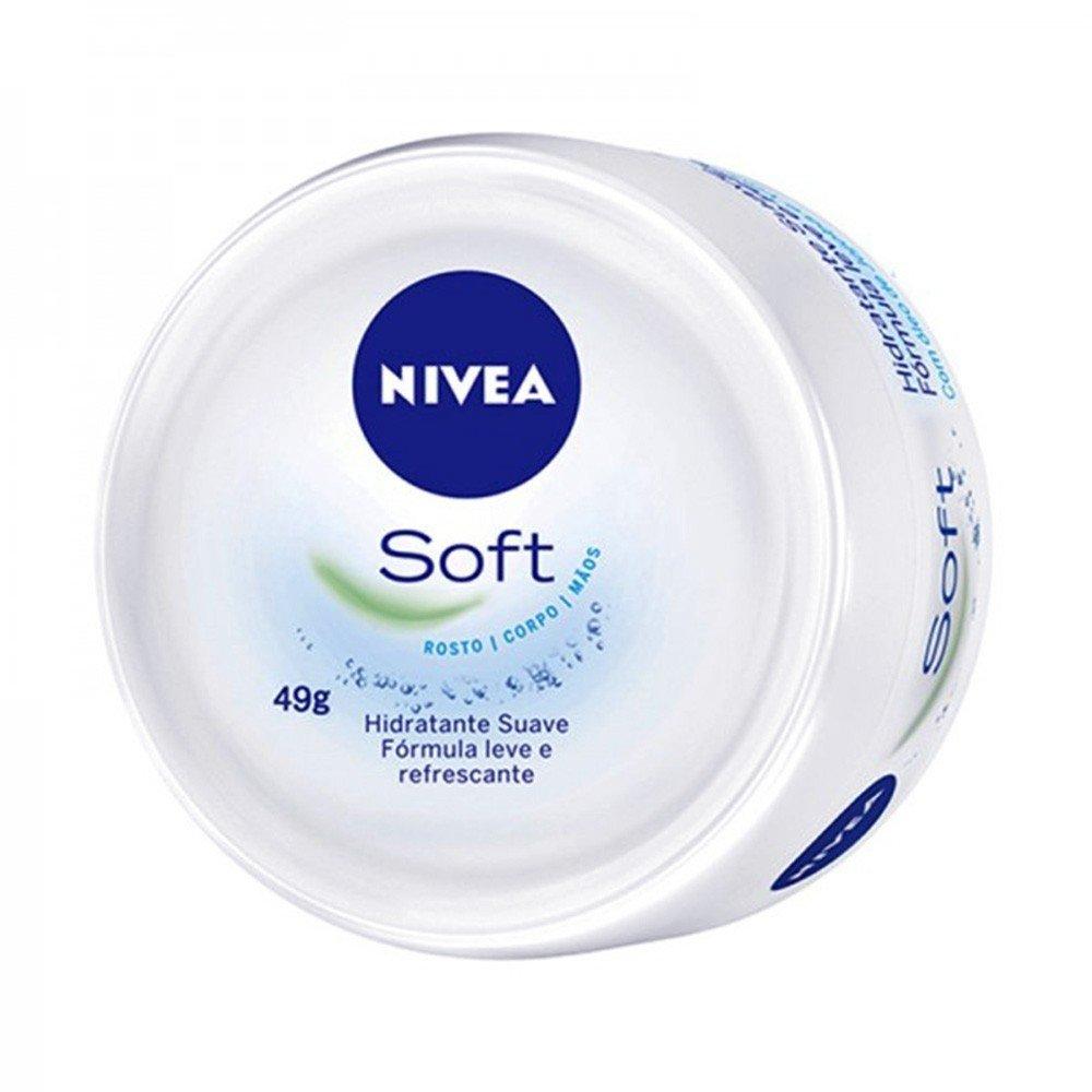 CREME HIDRATANTE CORPORAL E FACIAL NIVEA SOFT COM 49G - 1
