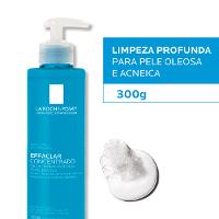 GEL DE LIMPEZA FACIAL CONCENTRADO PARA PELES OLEOSAS OU ACNEICAS LA ROCHE-POSAY EFFACLAR 300G - 1