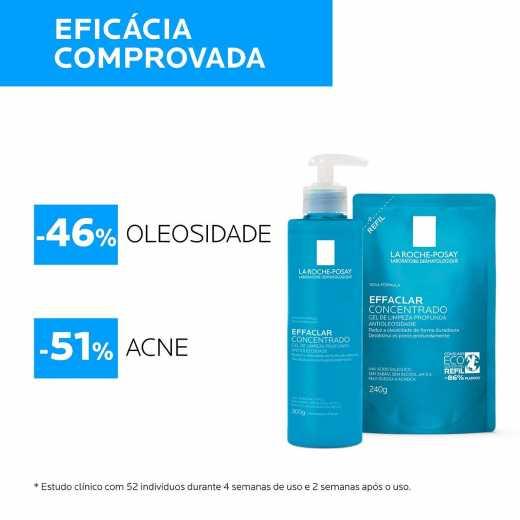 REFIL GEL DE LIMPEZA FACIAL LA ROCHE-POSAY EFFACLAR CONCENTRADO 240G - 2