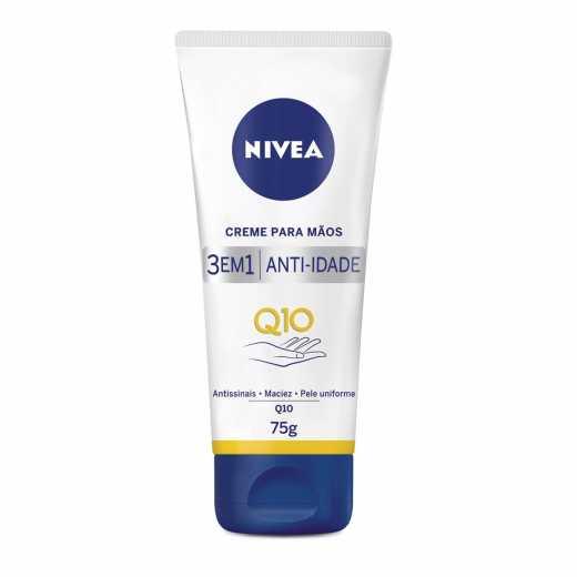 CREME PARA AS MÃOS NIVEA Q10 PLUS ANTI-IDADE COM 75G - 1