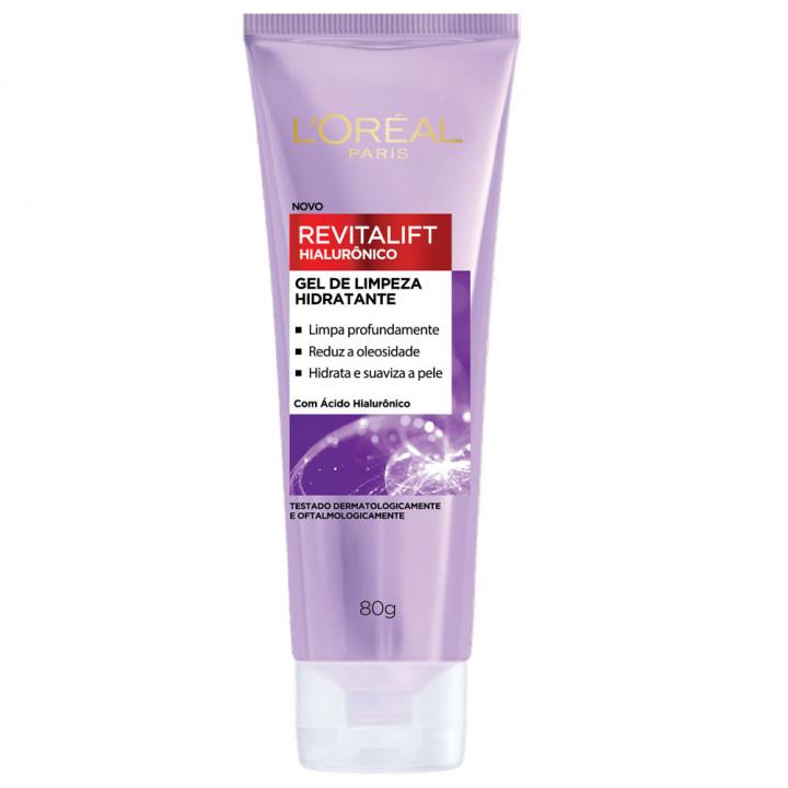 L'ORÉAL PARIS REVITALIFT HIALURÔNICO - GEL DE LIMPEZA ANTI-IDADE 80G - 1