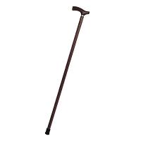 BENGALA DE MADEIRA TRADICIONAL CASTANHO COM ANEL T23 INDAIÁ - 3