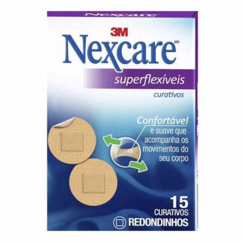 CURATIVO 3M NEXCARE SUPERFLEXÍVEIS REDONDO 15 UNIDADES - 2