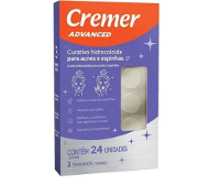 CURATIVO CREMER HIDROCOLOIDE PARA ACNES E ESPINHAS 24 UNIDADES - 1