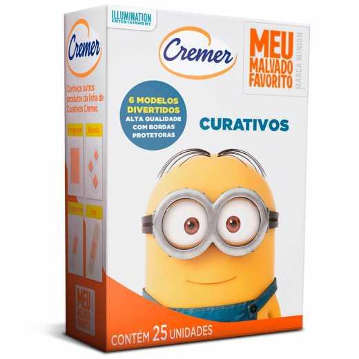 CURATIVO INFANTIL CREMER MINIONS FLEXÍVEL 25 UNIDADES - 1
