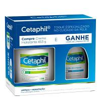 Kit Cetaphil Creme Hidratante 453g + Loção de Limpeza 120ml - 1