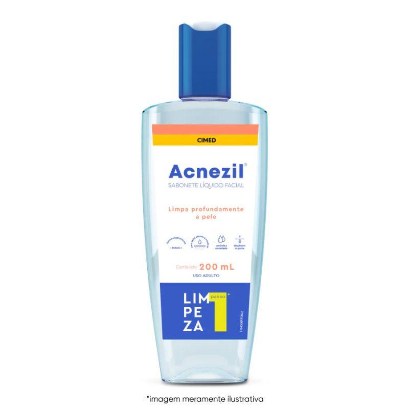 Sabonete Líquido Facial Acnezil com 200ml - 1