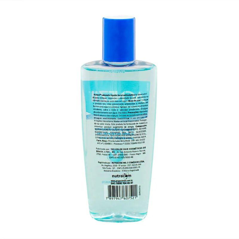 Sabonete Líquido Facial Acnezil com 200ml - 3