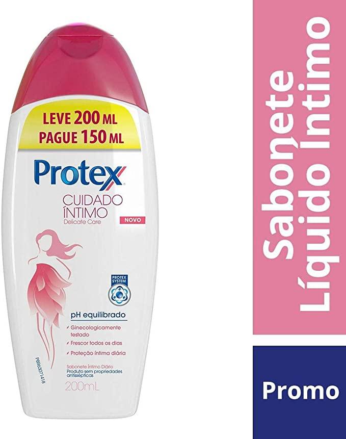 SABONETE ÍNTIMO LÍQUIDO PROTEX CUIDADO ÍNTIMO DELICATE CARE LEVE 200ML PAGUE 150ML - 2