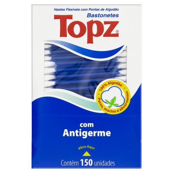 HASTES FLEXÍVEIS TOPZ ANTIGERME CAIXA 150 UNIDADES - 1