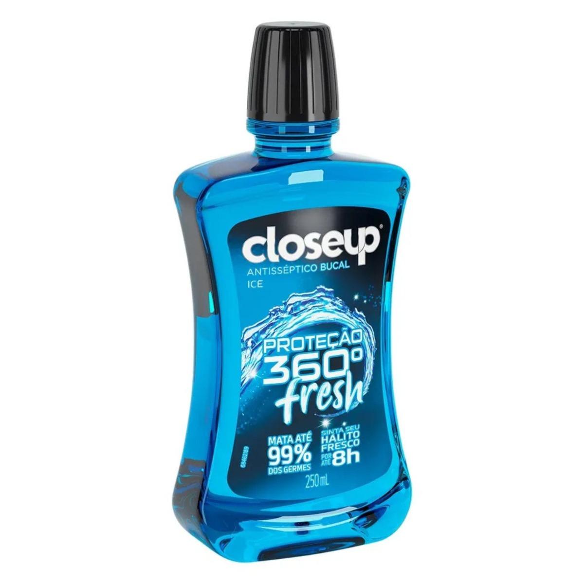 Close Up Enxaguante Bucal Ice Com Álcool 250ml - 2