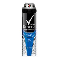 DESODORANTE ANTITRANSPIRANTE AEROSOL REXONA MEN ACTIVE DRY MASCULINO 150ML - 1