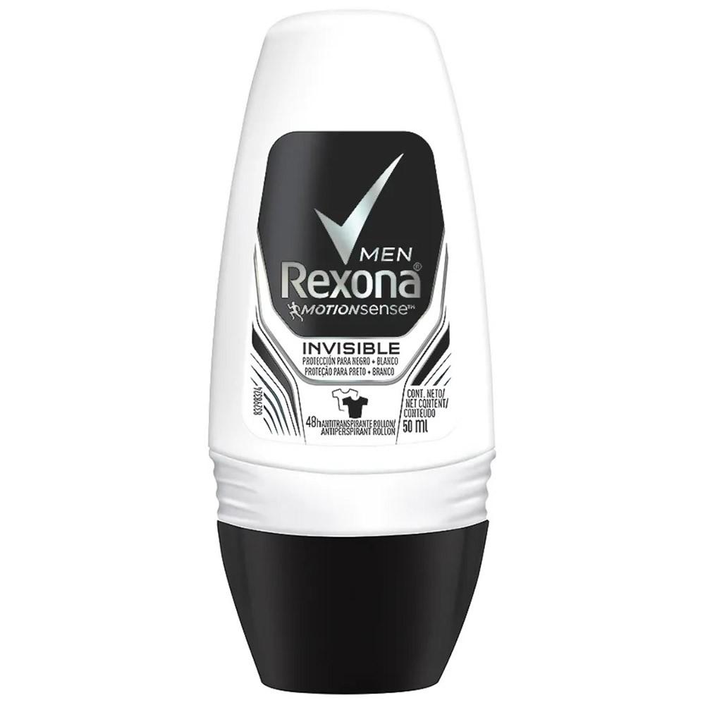 DESODORANTE ROLL-ON REXONA MEN INVISIBLE 50ML - 1