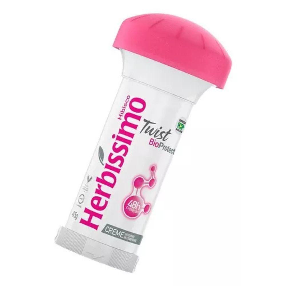 Creme Desodorante Antitranspirante Herbíssimo Twist BioProtect Hibisco 45g - 2