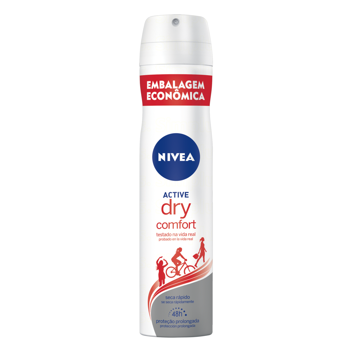 Desodorante Nivea Active Dry Comfort 72h Antitranspirante Aerosol 200ml - 1