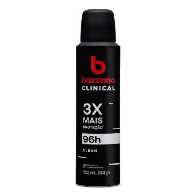 Desodorante Aerossol Masculino Bozzano Clinical Clean 150ml