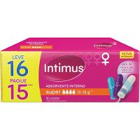 ABSORVENTE INTERNO INTIMUS SUPER 16 UNIDADES LEVE MAIS POR MENOS - 2