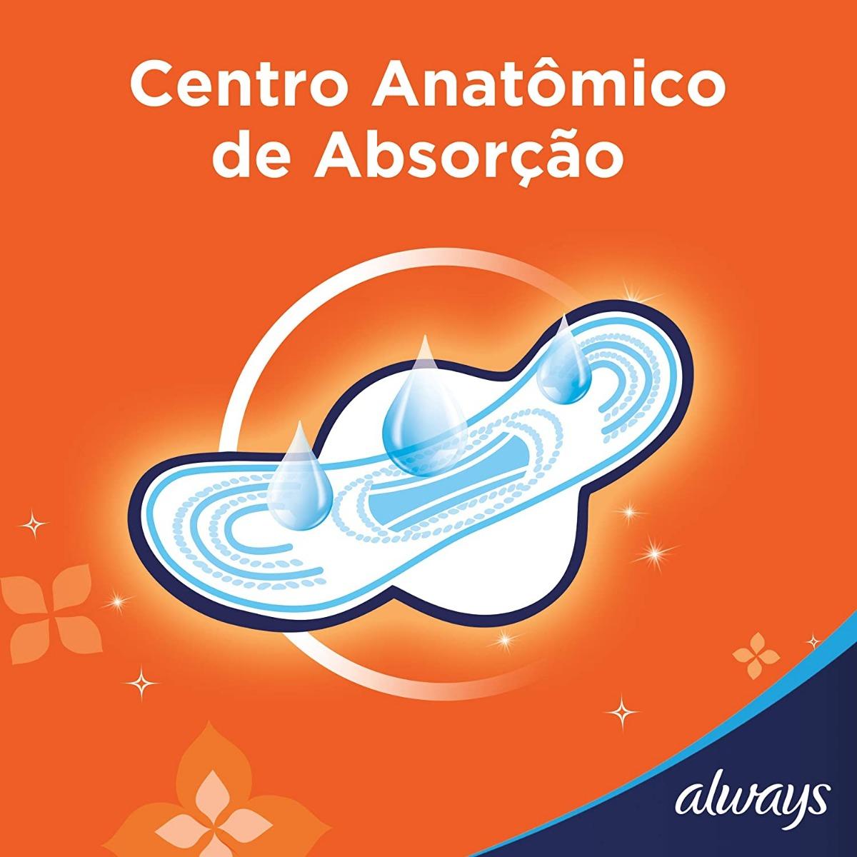 ABSORVENTE ALWAYS SUPER PROTEÇÃO COBERTURA SECA COM ABAS 32 UNIDADES - 2