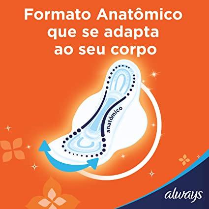 ABSORVENTE ALWAYS SUPER PROTEÇÃO COBERTURA SECA COM ABAS 32 UNIDADES - 3