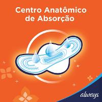 ABSORVENTE ALWAYS SUPER PROTEÇÃO COBERTURA SECA COM ABAS 32 UNIDADES - 2