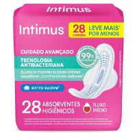 Absorvente Intimus Antibacteriano Ultrafino Com Abas 28 Unidades - 1