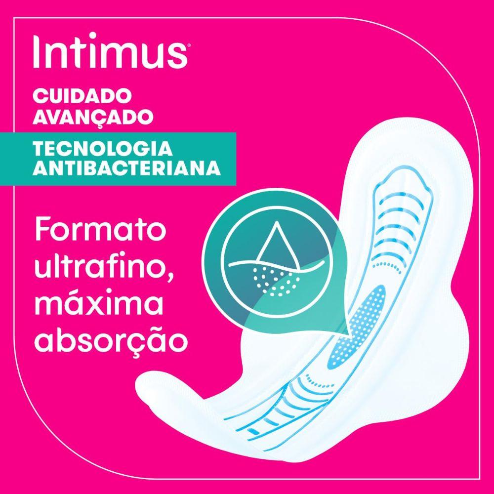 Absorventes Intimus Antibacteriano Ultrafino C/Abas 8 Uni - 2
