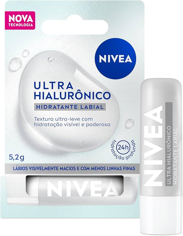 NIVEA Ultra Hialurônico Hidratante Labial 5,2g - 1