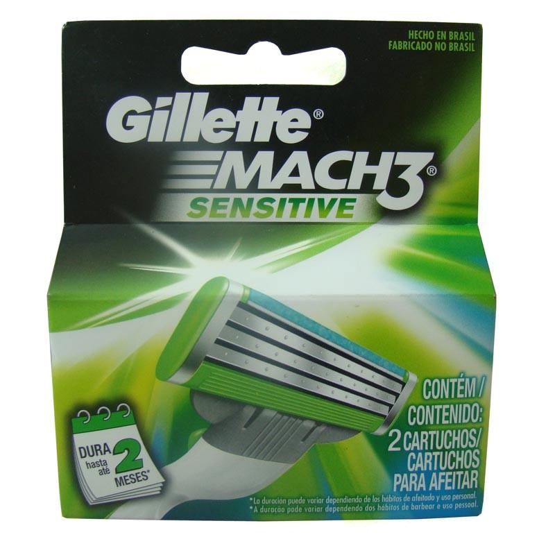 CARGA GILLETTE MACH 3 SENSITIVE C/2 - 1