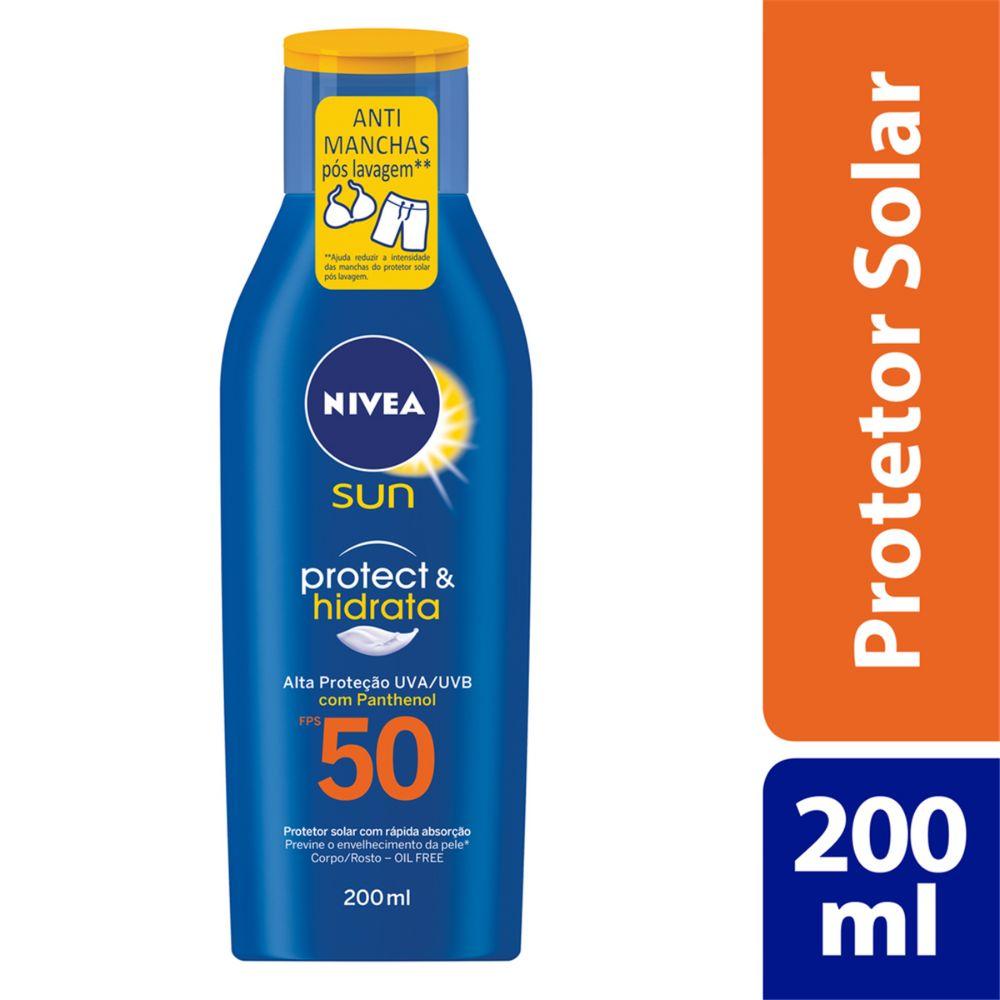 PROTETOR SOLAR NIVEA SUN PROTECT & HIDRATA FPS50 200ML - 2