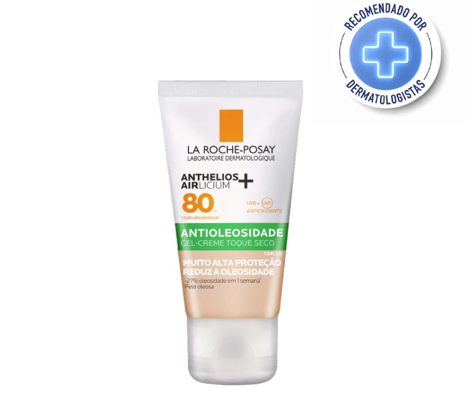 Protetor Solar La Roche-Posay Anthelios Airlicium FPS80 Cor 2.0 com 40g - 2